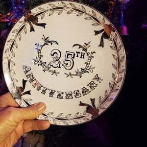 25th Silver Anniversary 9-1/4" Plate